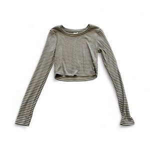 💚JO & CO Elegant Striped Long Sleeve Top